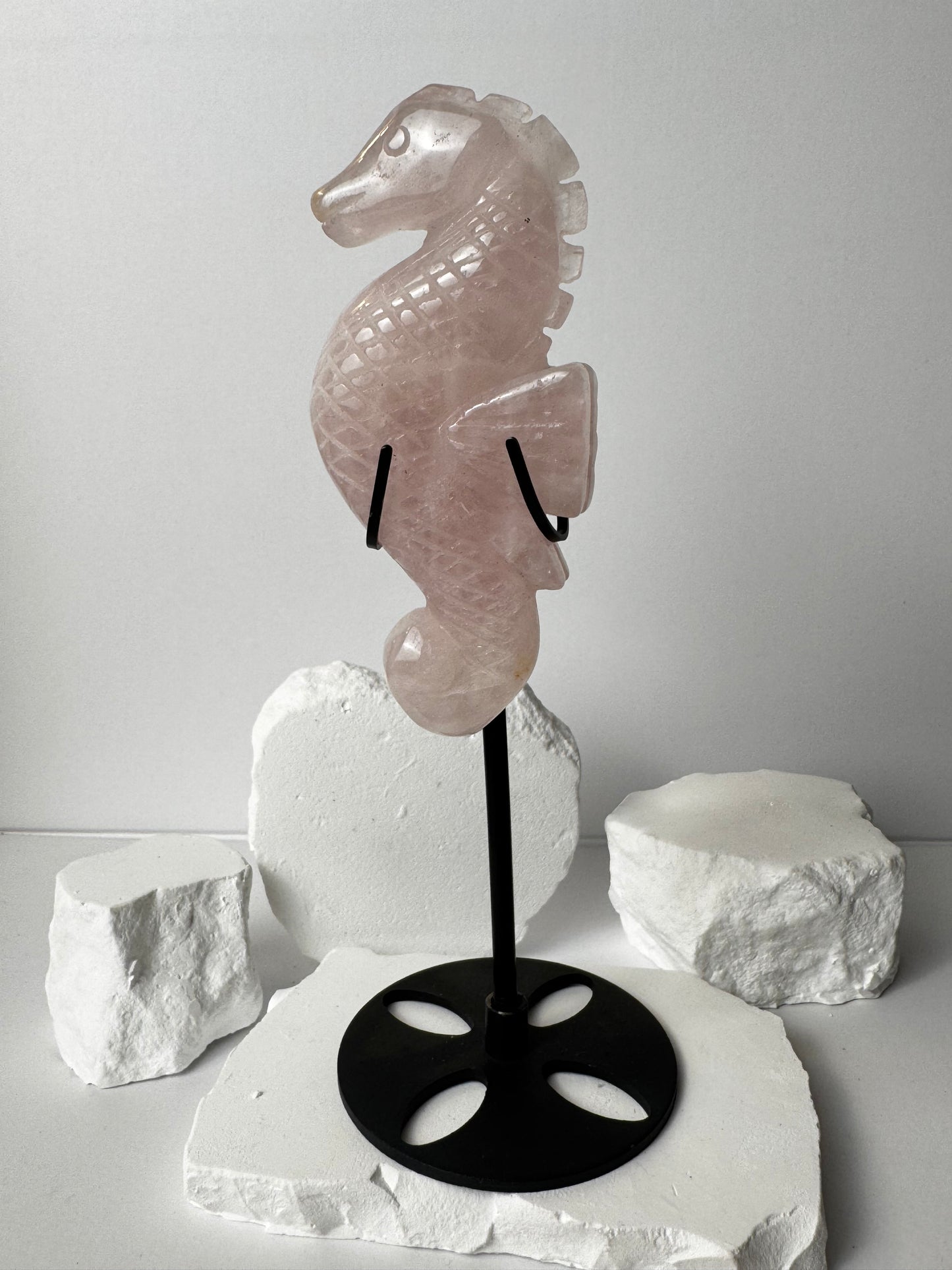 Rosenquarz – Seepferdchen