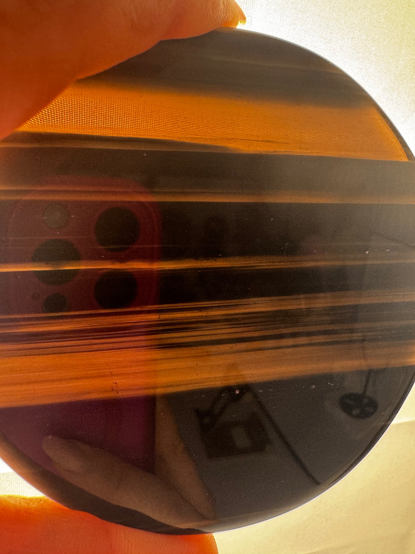 Lamellar Obsidian Full Moon