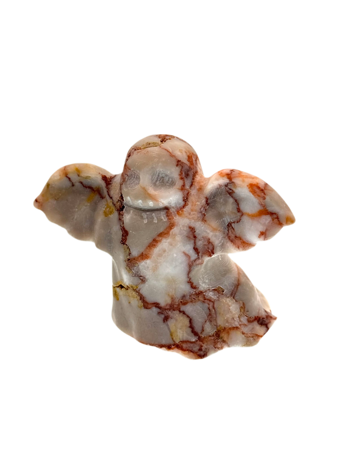 🕯️ Roter Venen Jaspis Set – Carvings