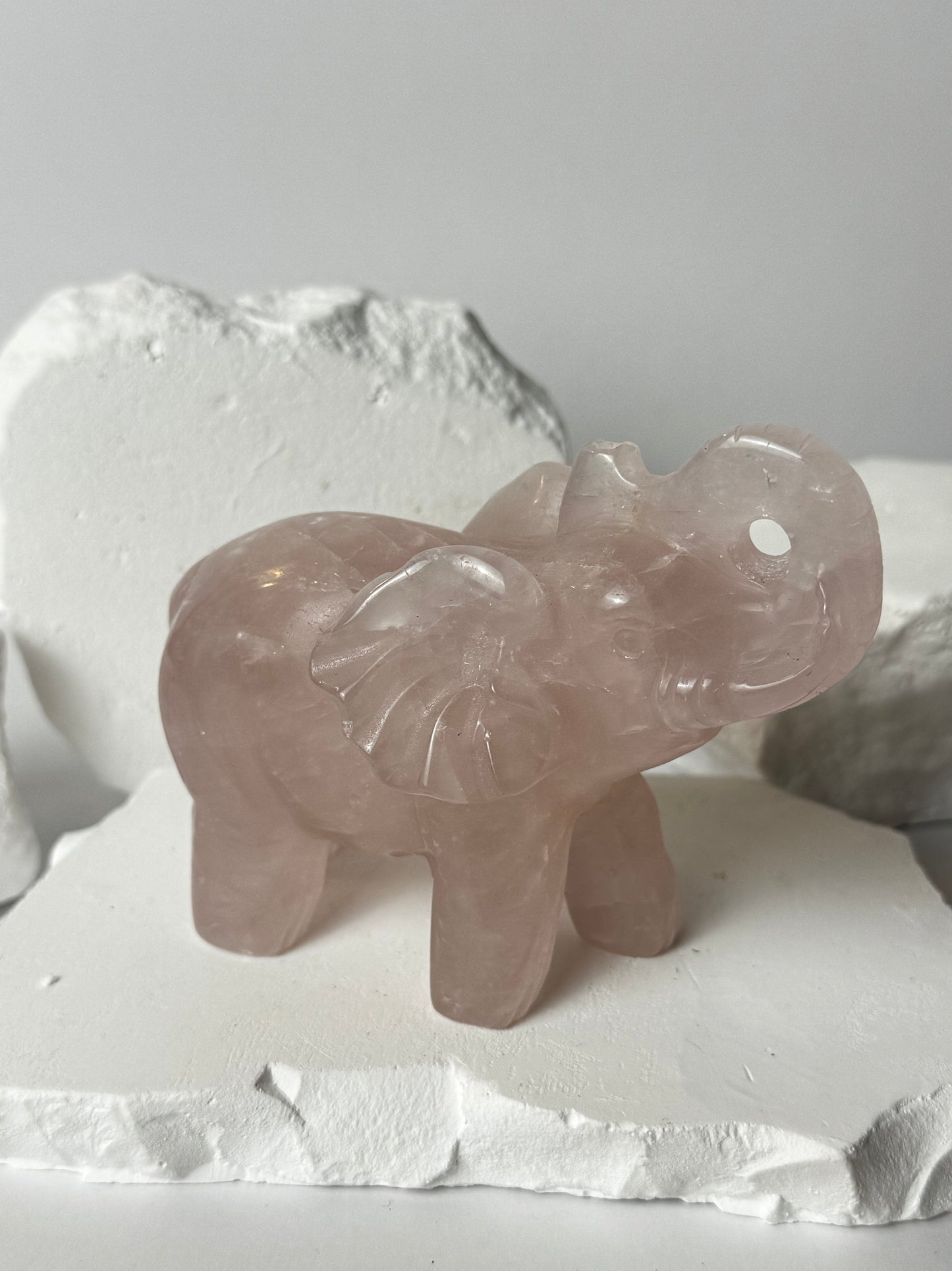 Rosenquarz – Elefant