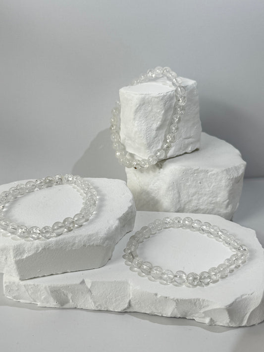 Crackle Quartz Bracelet – “When refracted light heals”