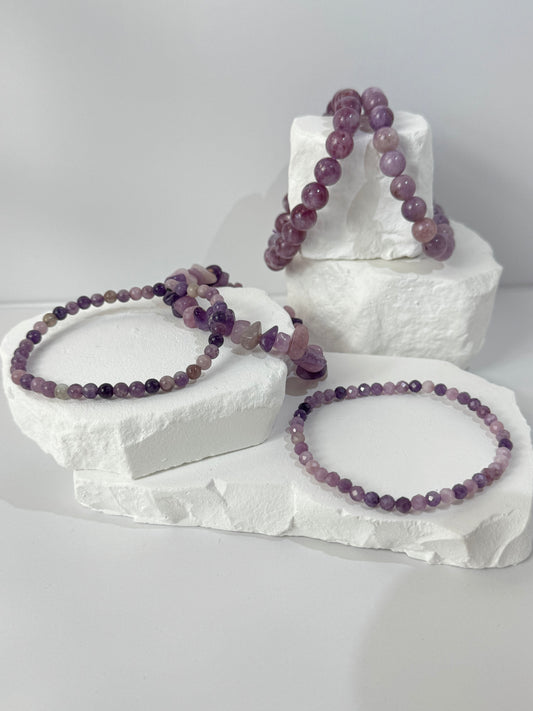 Lepidolite Bracelet – “If you seek inner peace and spiritual healing”