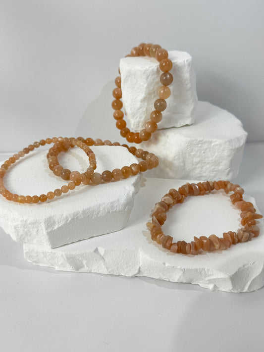 Moonstone x Sunstone Bracelet – “When you remember your cyclical magic”
