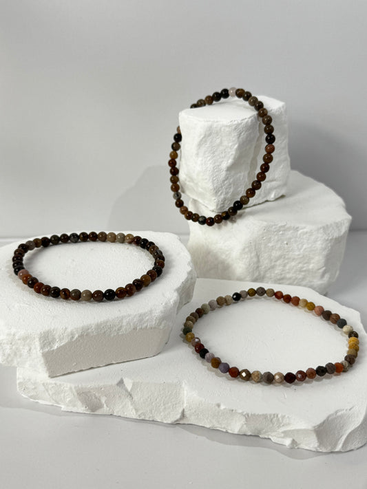 Alashan Achat Armband – „Wenn du liebevolle Erdung, emotionale Heilung und inneren Frieden suchst“