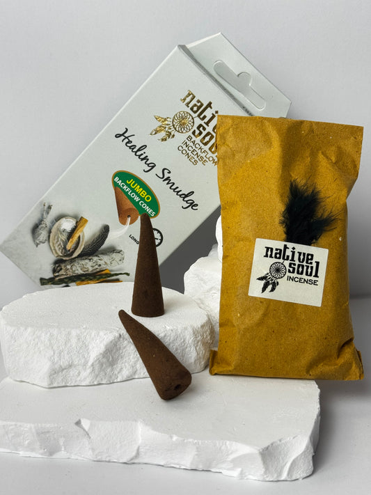 Native Soul Healing Smudge – Jumbo Backflow Räucherkegel