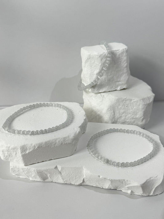 Cat's Eye White Bracelet – "If you seek mental clarity, subtle protection, and gentle centering"