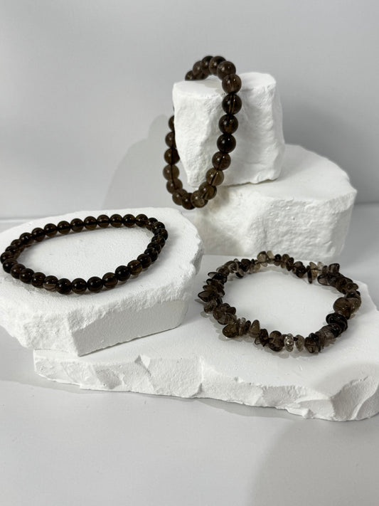 Smoky Quartz Bracelet – “If you want to let go of the old and find inner peace”