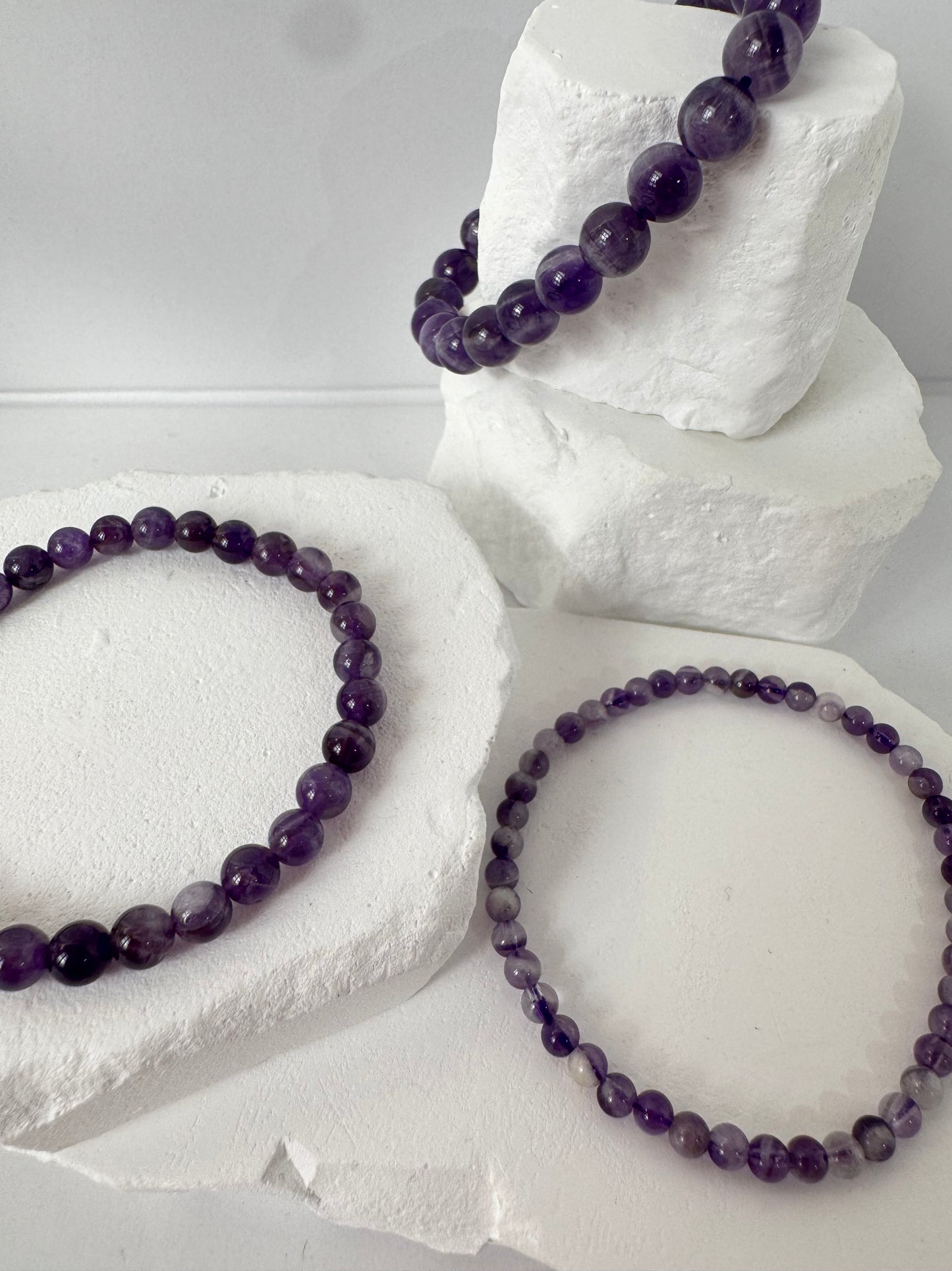 Chevron Amethyst Bracelet – “When vision and protection unite”