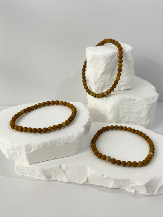 Petrified Wood Bracelet – “When you need earth connection, ancestral power, and patient transformation”