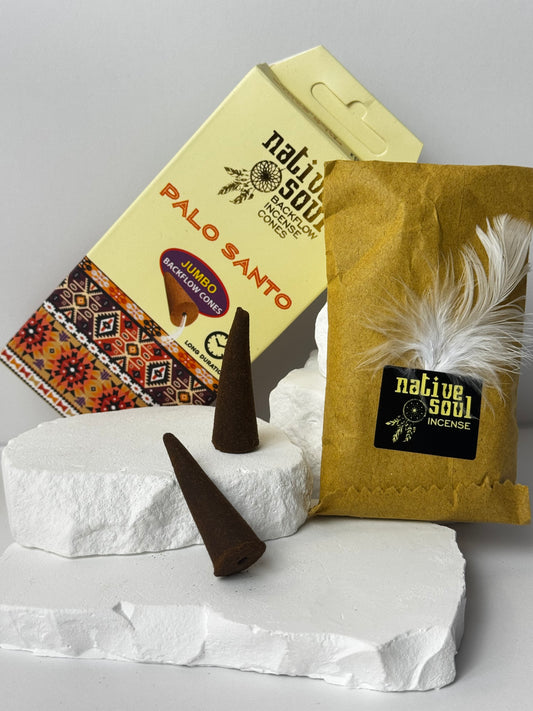 Native Soul – Palo Santo Jumbo Backflow Räucherkegel