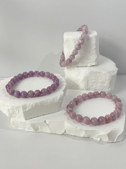 Kunzite Bracelet – “If you want to heal your heart, feel emotional lightness, and resonate with higher frequencies of love.”