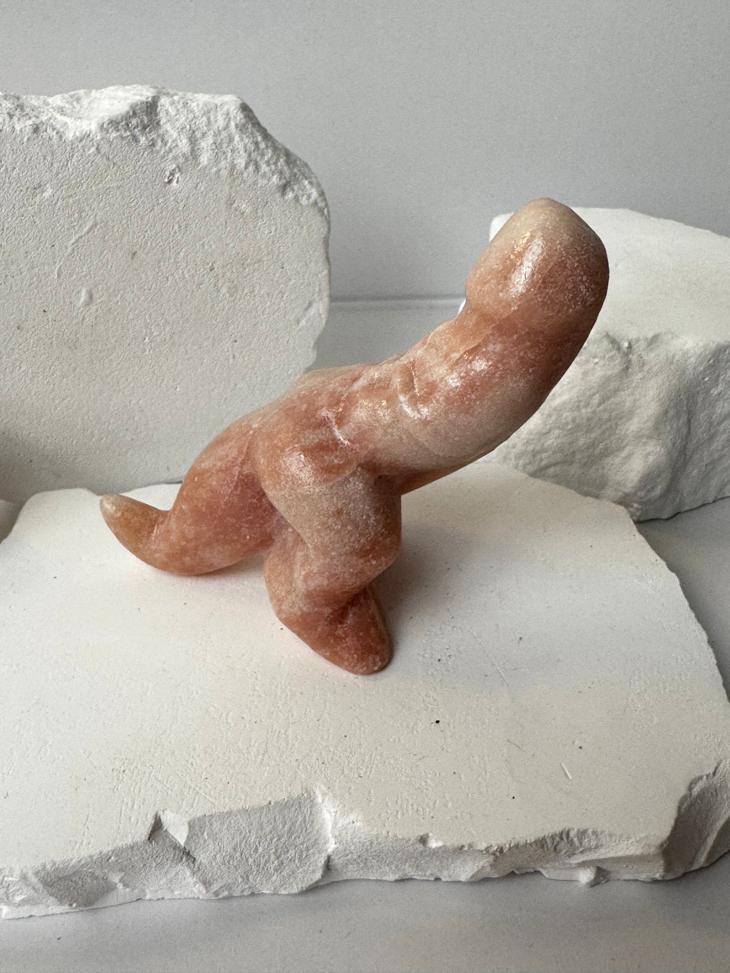 Dino Phallus – Rosenquarz, Obsidian oder Pinker Andenopal