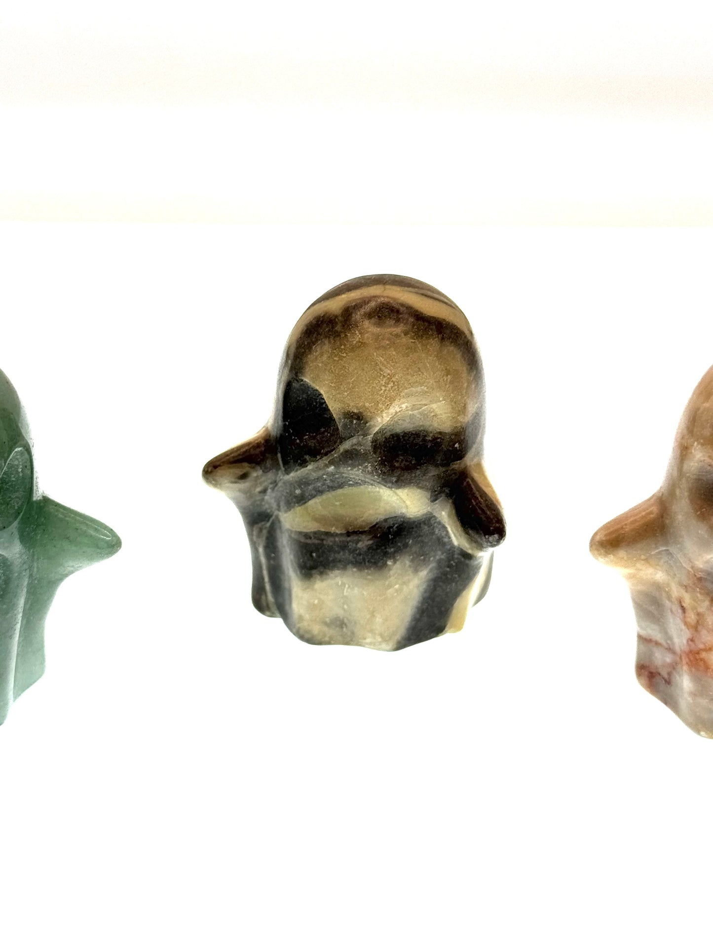 👻 Ghost Set – Aventurine, Zebra Jasper &amp; Red Vein Jasper