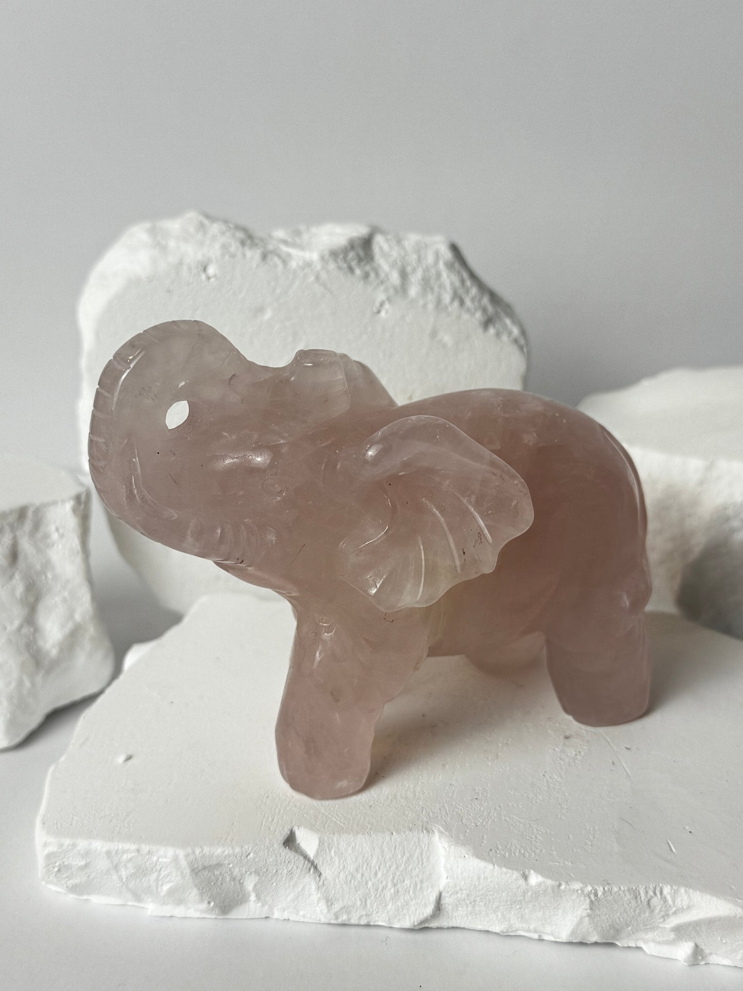 Rosenquarz – Elefant