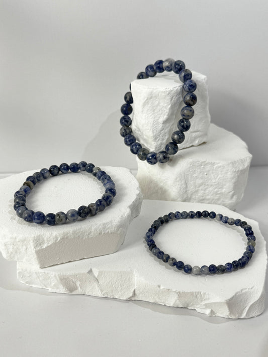 Blue Spot Dot Armband – „Wenn du Erdung, Leichtigkeit und kreative Selbstentfaltung brauchst“