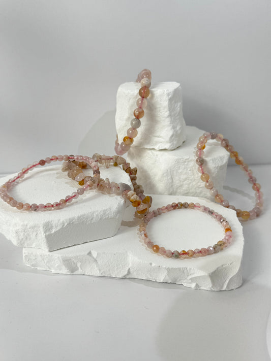 Flower Agate Bracelet – “When your heart takes root again”