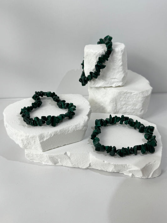 Malachite Bracelet – “If you want to transform your wounds into wisdom”