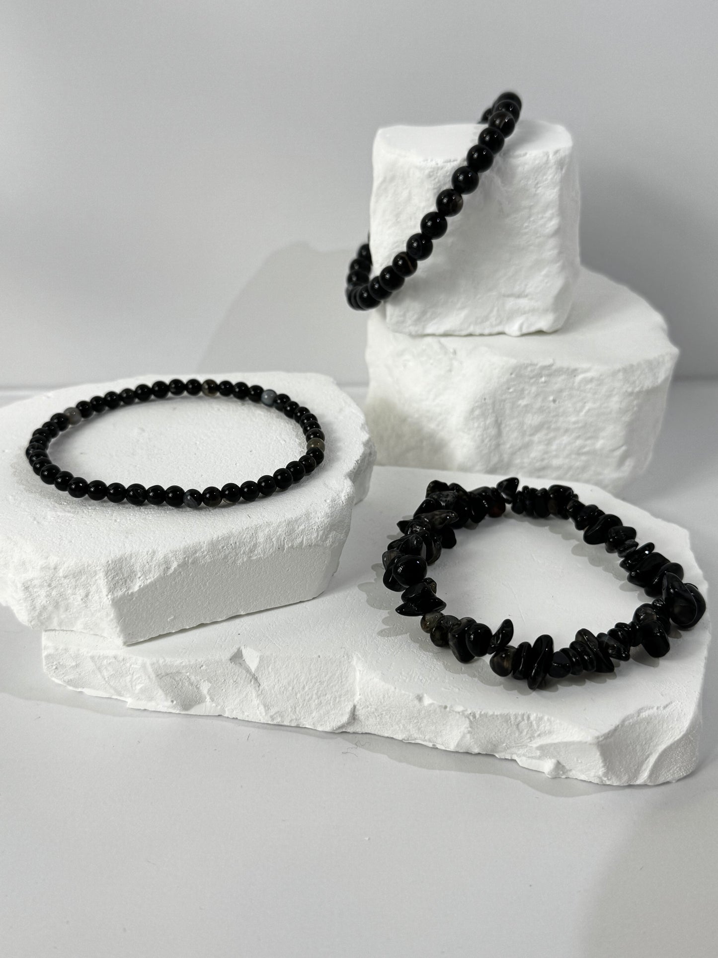 Schwarzer Achat Armband – „Wenn du Schutz, Erdung und innere Stabilität brauchst“