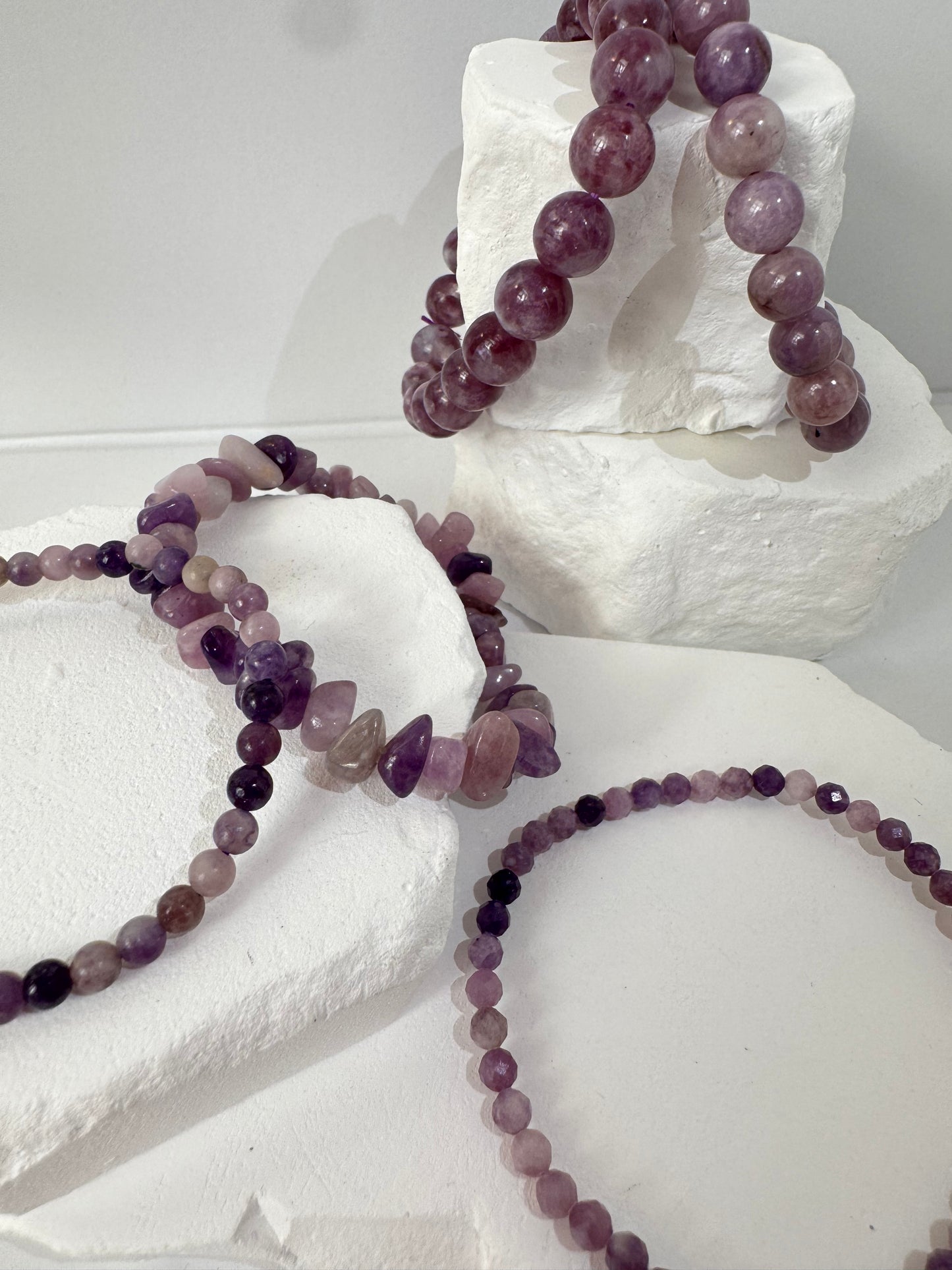 Lepidolite Bracelet – “If you seek inner peace and spiritual healing”