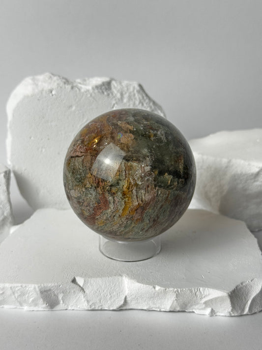 Thousand Layer Gartenquarz – Kugel