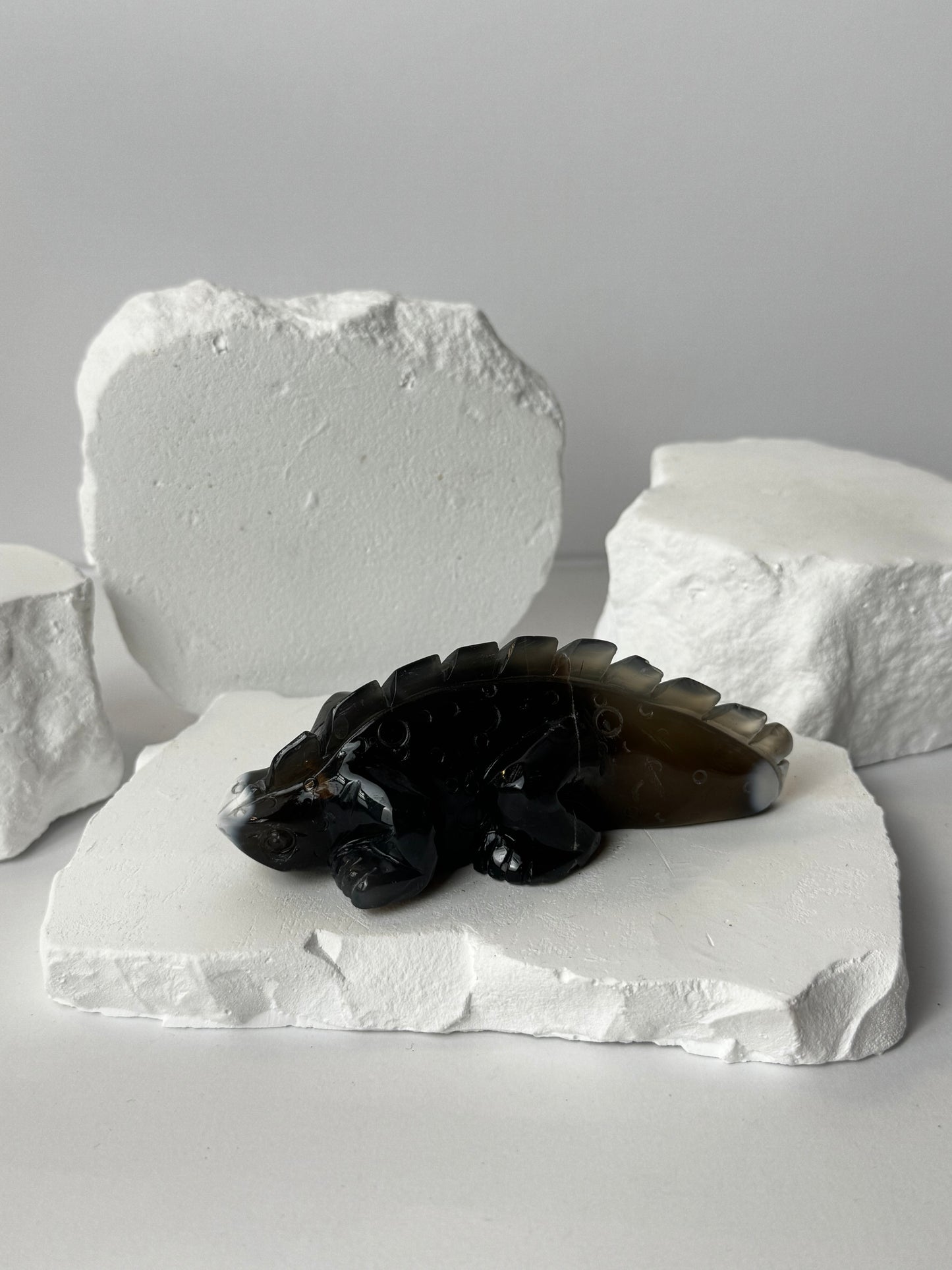 Orca Achat – Echse Carving