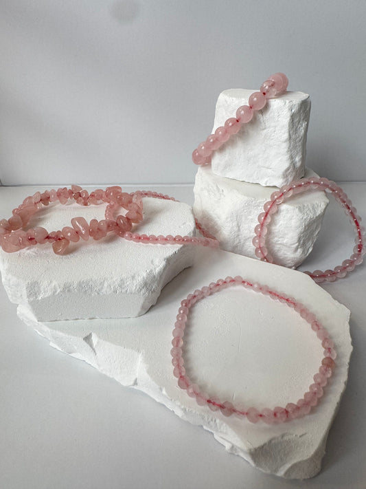 Rosenquarz Armband – „Liebe, die dich erinnert“