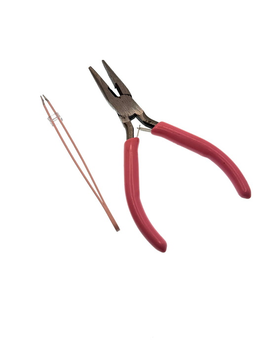 DIY Tool Set Rosa – Spitzzange & Präzisionspinzette