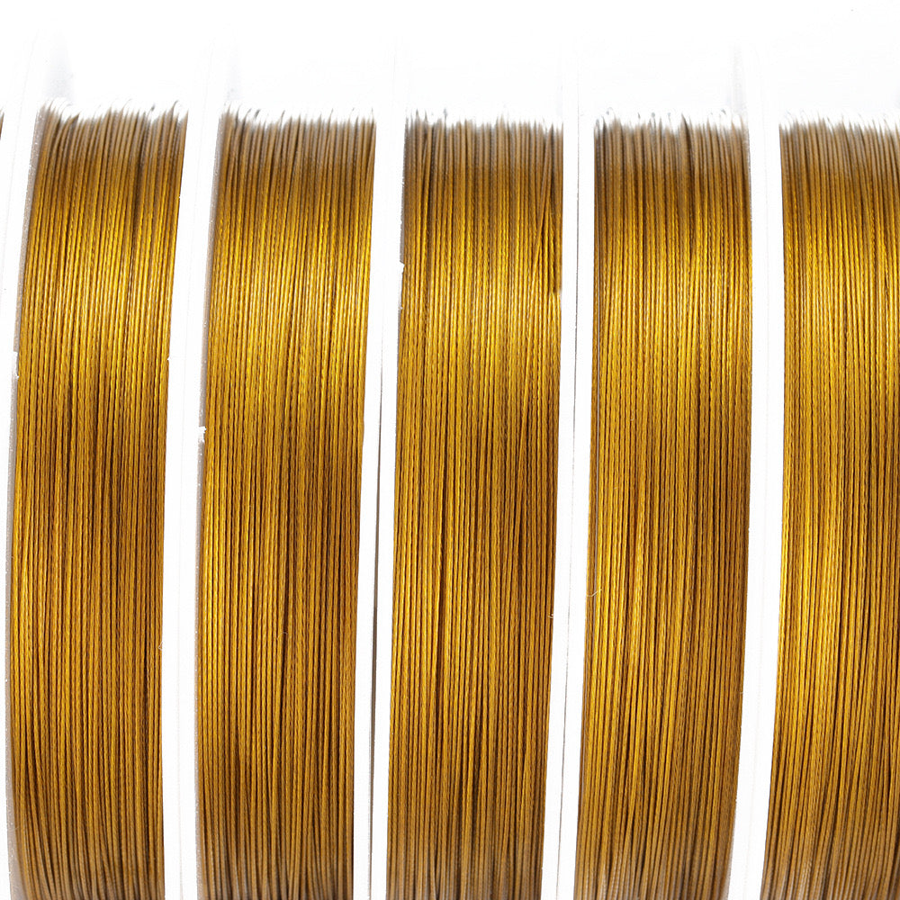 304 Edelstahl Gold Draht 0,5mm 16,8m