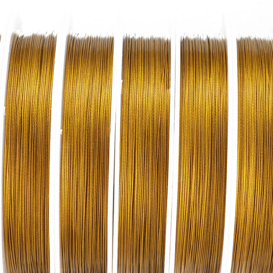 304 Edelstahl Gold Draht 0,38mm 23,5m