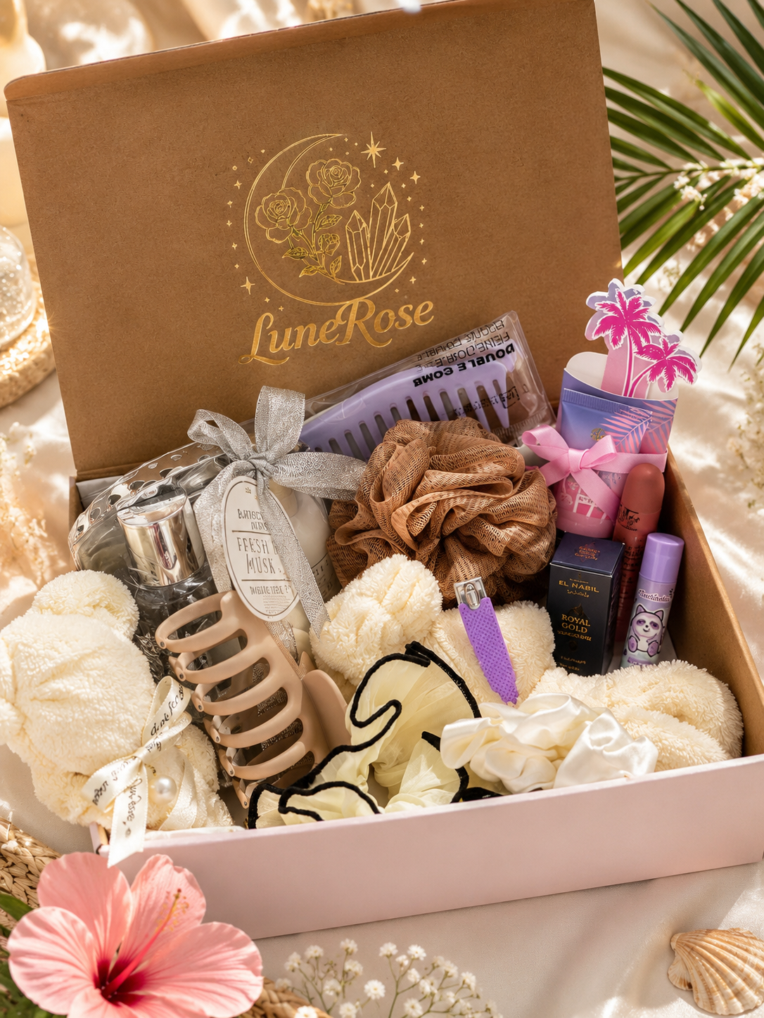 LuneRose Beach Escape Box – Dein Beauty-Set für den perfekten Urlaub