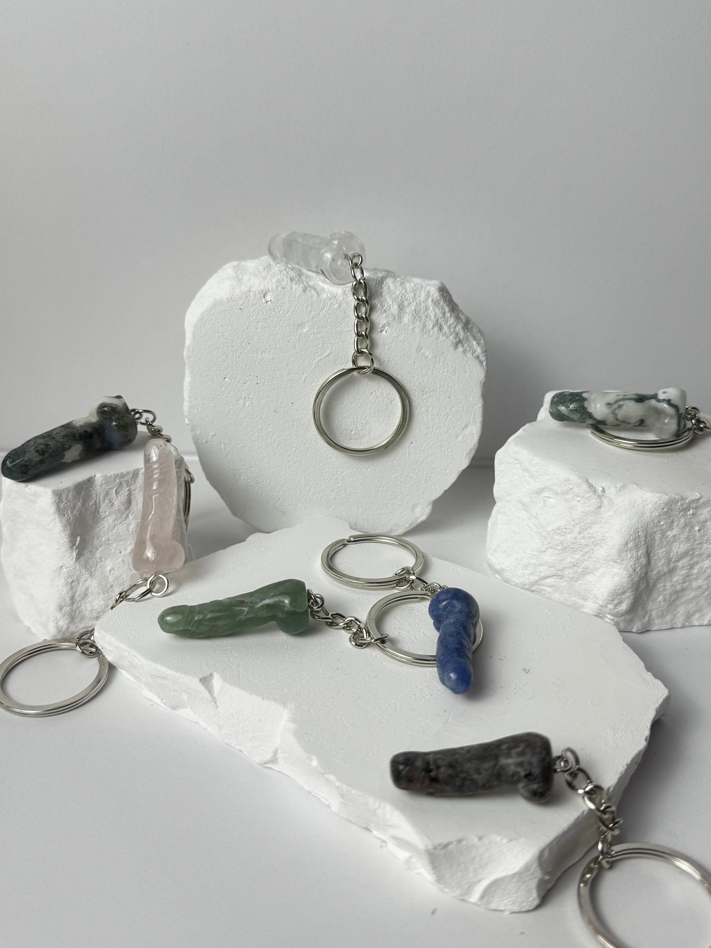 Mystery Kristall Phallus Schlüsselanhänger – Intuitive Auswahl