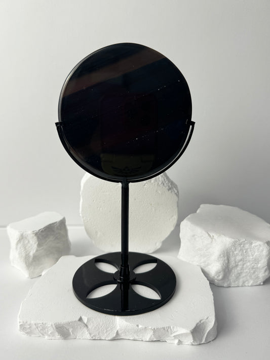 Lamellen Obsidian Vollmond